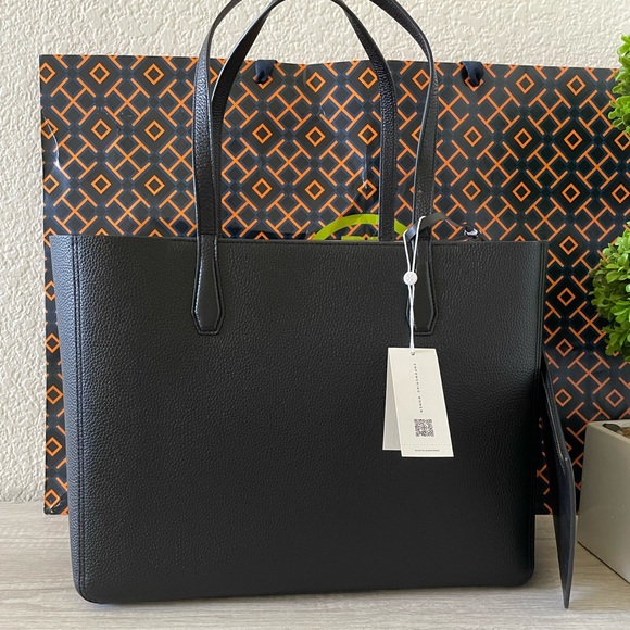 New , tory burch large blake tote & clutch - Picture 10 of 14